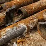 old cast iron rotted leaking sewer lines